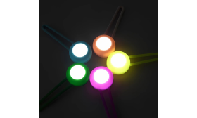 Αποσπώμενη LED ταυτότητα σκύλου με λαμπερό φως κολάρου